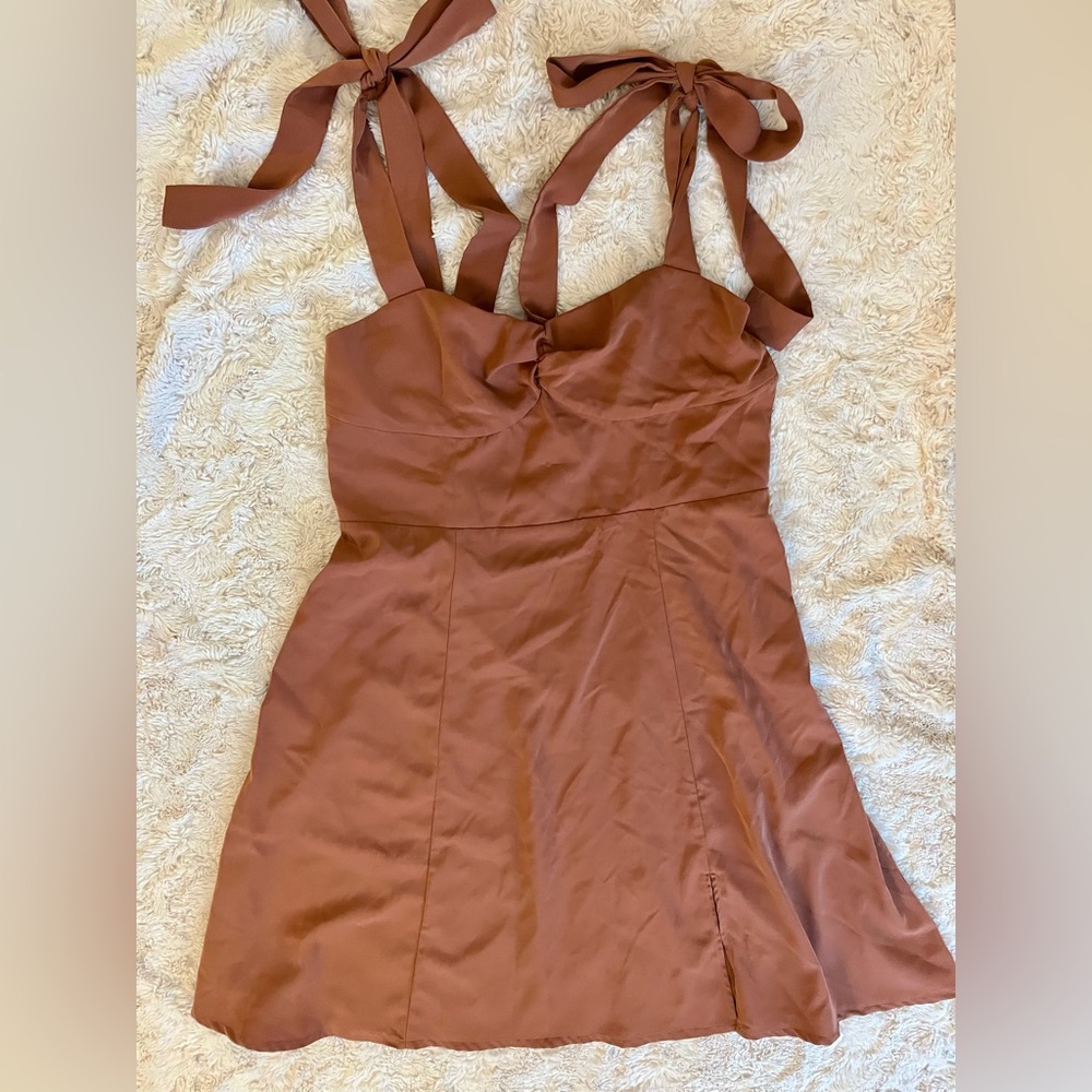 Dress with Tie Straps